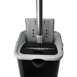 Набір для прибирання Zambak Plastik SMART Cleaner відро та швабра 8 л чорний (ZP-331) - мініатюра 4