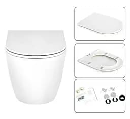 Набір Q-tap Nest 4 в 1 підвісний унітаз Scorpio Ultra Quiet 520x365x365 + комплект інсталяції QT1433053EUQW45167 - мініатюра 6