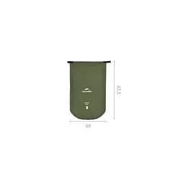 Матрац надувний одинарний Naturehike CNK2550WS019 (65 мм) з мішком для надування Зелений - мініатюра 8