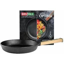 Cковорода Brizoll Optima чугунная с ручкой 20х3.5 см (O2035-P)