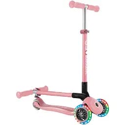 Самокат Globber Primo Foldable Lights пастельно-рожевий (432-211-3) - мініатюра 10