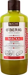 Олія-маска O'Berig Яєчно-пантенолова з 5 оліями, для пошкодженного, сухого, пористого та фарбованого волосся, 500 мл - мініатюра 7