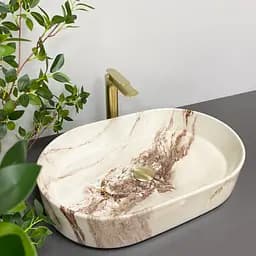 Умивальник VBI Verona 60 onyx glossy накладний VBI-011322 - мініатюра 5