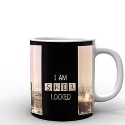 Кухоль GeekLand Шерлок Холмс Sherlock Шерлок SH.002.26 330 мл білий