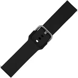 Ремінець DK CDK для Xiaomi Amazfit Cheetah / Cheetah pro "L" 22mm Silicone Sport Band Classic (011018) (black) - мініатюра 3