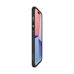 Чехол Spigen Ultra Hybrid для iPhone 15 Plus Frost Black (ACS06656) + защитное стекло - мініатюра 3