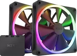 Комплект вентиляторов NZXT F140 RGB Twin Pack Black (RF-R14DF-B1)