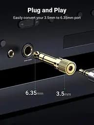 Перехідник UGREEN 6,35 мм 1/4 "тато" на 3,5 мм 1/8 "мама" аудіо адаптер 2 шт в упаковці (20503) - мініатюра 2