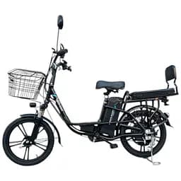 Электровелосипед Green Giant U18" 600W 48V 18Ah + сиденье/багажник черный