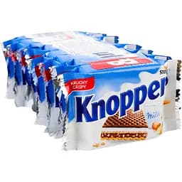 Вафли Knoppers классические 8 шт по 25 г