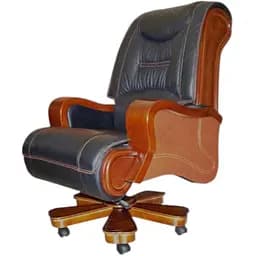 Кресло директора Brille Gimo Italy YL4573 коричневое