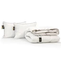 Набір MirSon пуховий №9509 Deluxe зима ковдра 140х205 см + подушка білий (2200010805079)
