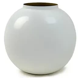 Ваза MBM HOME Елізіум залізна білий - золотий 230х230х210 мм (VB-05 WHITE/GOLD)