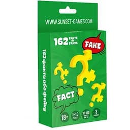 Настольная игра Sunset Games Игра для компании 162 Факта или Фейка (162 Fakts or Fakes) (69007)