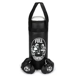 Боксерський набір великий, діаметр 21x58 см, чорний