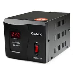 Стабілізатор напруги Gemix GX-501D 500 ВА/350 Вт цифрові індикатори пластиковий корпус - мініатюра 2
