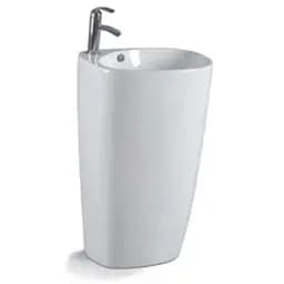 Умивальник Newarc Life 52x40 білий підлоговий 9812W, Білий