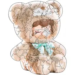 Фигурный пазл из дерева "Нэнси" Art Craft PZ015-A4C-AC 75-125 деталей, размер А4