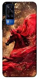Чохол Demsky Red sparkles Horse для Vivo Y51a