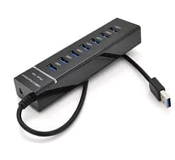 Разветвитель Хаб 7 портов USB 3.0 HUB Voltronic NXUH703 поддержка до 1TB