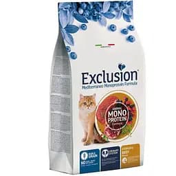 Сухий корм для котів Exclusion Noble Grain Cat Sterilized Beef 1.5 кг