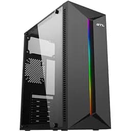 Корпус GTL N3202C Mandalorian Black, без БП, Mid Tower, ATX/Micro ATX/Mini ITX, 2xUSB 3.0, 360x176x410 мм, 0.4 мм, 2.8 кг