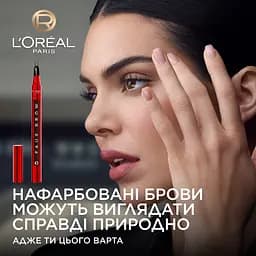 Фломастер-тінт для брів L'Oreal Paris Faux Brow світло-коричневий 1 мл - мініатюра 7