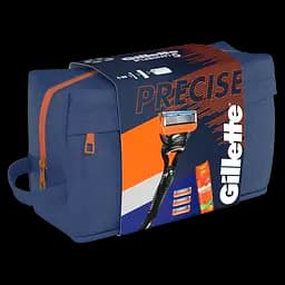 Подарунковий набір для чоловіків Gillette Fusion5: Бритва + Змінні касети, 4 шт. + Гель для гоління 200 мл - мініатюра 2
