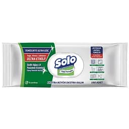 Вологі серветки для прибирання Solo Ultra Power Кедр та Жасмин 100 шт.