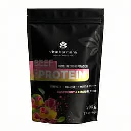 Протеїн Beef Protein 700 грам - Малина-лимон VitalHarmony vit0003682