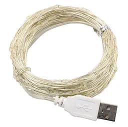 Гірлянда крапля роси usb Sun Lamp 200 led нитка довжина 20м c USB для 5v, від powerbank - мініатюра 2