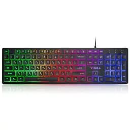 Клавіатура Vinga KB410 black