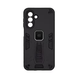 Чехол для Samsung Galaxy A17 4G (A175), Proover, черный, с подставкой и магнитом, противоударный, ударопрочный, бронированный, панель-накладка, защита всего корпуса, термополиуретан (TPU) + поликарбонат (PC), ArmorStandart (ARM86716)