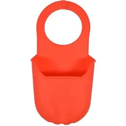 Органайзер для губки Fala силиконовый подвесной 20х10 см красный (74787)