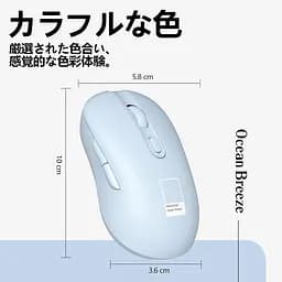 PTWM-02 Легка та портативна Bluetooth-миша, 3 регульованих рівня DPI, безшумний режим та автоматичний резервний час - мініатюра 2