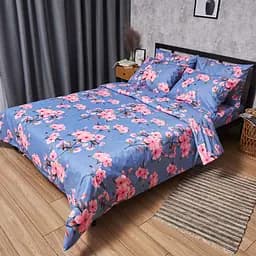 Підковдра Moon&Star Мікросатин Premium Blossom Sky Полуторна Євро 160x220 см