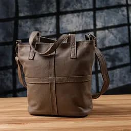 Жіноча сумка Vintage з ручками з натуральної шкіри 24х26х11 см sum0027619 - мініатюра 9