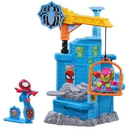 Набор игрушечный Hasbro Marvel Stunt Squad Смешин хироус Spider-Man vs Green Goblin (F6894_F7062)