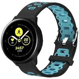 Спортивный ремешок Primo Perfor Classic для часов Samsung Galaxy Watch Active/Active 2 Black Blue