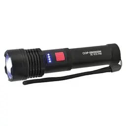 Ручний ліхтар BL на акумуляторі вологостійкий з Zoom фокусуванням POLICE BL-X72-P90