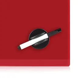 Дошка скляна Axent магнітно-маркерна 45х45 см червона (9614-06-А) - мініатюра 3