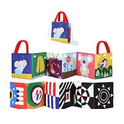 Детская развивающая текстильная книга Urmywo (UMWLBS01AY)