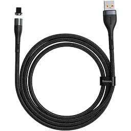 Кабель Baseus Zinc Fabric Magnetic Cable USB to Lightning 2.4A 1m CALXC-KG1 Black-Grey