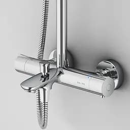 Душова система з термостатом AM.PM Like Showerspot F0780500, Хром - мініатюра 2
