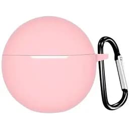 Чохол-накладка DK для Oppo Enco Air 2i | Silicone Candy Friendly з карабіном (016044) (pink)