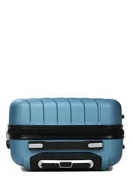 Валіза маленька S ABS-пластик Madisson Snowball 03403 58х38х23см 35 л Блакитний - мініатюра 9