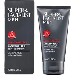 Крем для обличчя денний Super Facialist For Men SPF 10 Protect зволожуючий 75 мл
