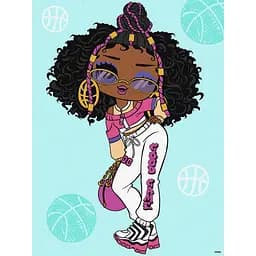 Картина за номерами "L.O.L. Surprise! Tweens Hoops Cutie" Ідейка KHO6285, 30х40 см