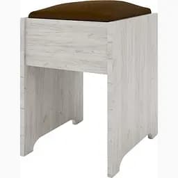 Пуф Еверест Либерти дуб крафт 44.5х30х36 см белый (EVR-2232)