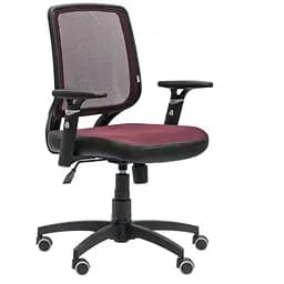 Кресло Онлайн сиденье Неаполь N-20/спинка Сетка бордовая